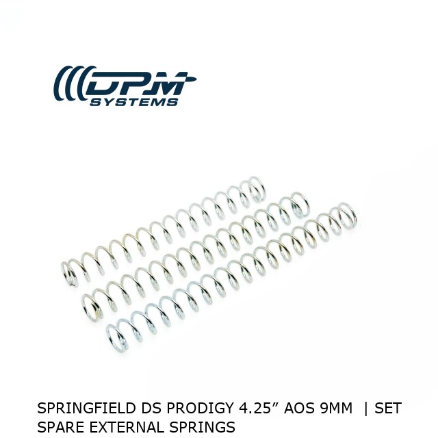 Springfield DS PRODIGY 4.25″ AOS 9MM  | Set Spare External Springs  Springfield DS PRODIGY 4.25″ AOS 9MM  | Set Spare External Springs