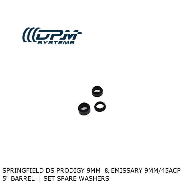 Springfield DS PRODIGY 9MM  & Emissary 9mm/45acp 5" BARREL  | Set Spare Washers Springfield DS PRODIGY 9MM  & Emissary 9mm/45acp 5" BARREL  | Set Spare Washers
