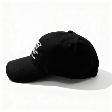DPM JOCKEY HAT WITH TEXT LOGO - Black -  DPM JOCKEY HAT WITH TEXT LOGO - Black -