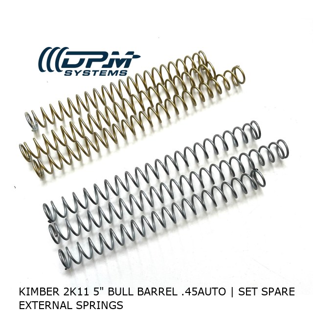 KIMBER 2K11 5" BULL BARREL .45auto | Set Spare External Springs 