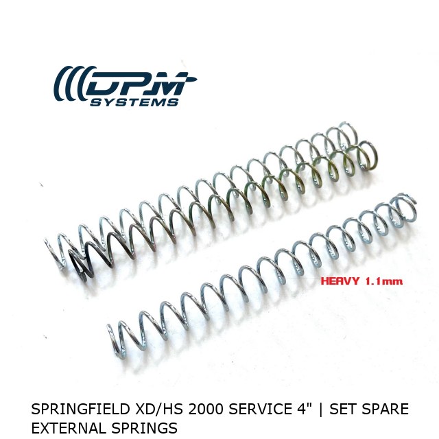 Springfield XD/HS 2000 Service 4" | Set Spare External Springs 