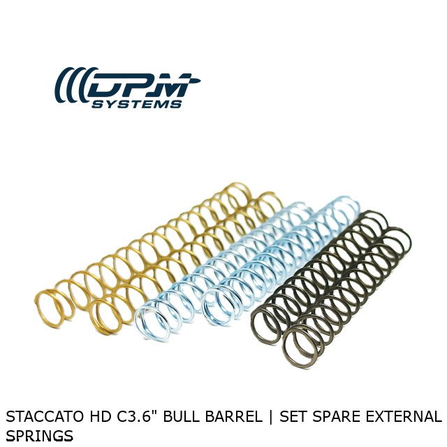 STACCATO HD C3.6" BULL BARREL | Set Spare External Springs 