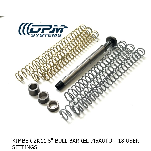KIMBER 2K11 5" BULL BARREL .45auto - 18 User Settings